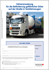 Fahreranweisung Gefahrgut in Tankfahrzeugen