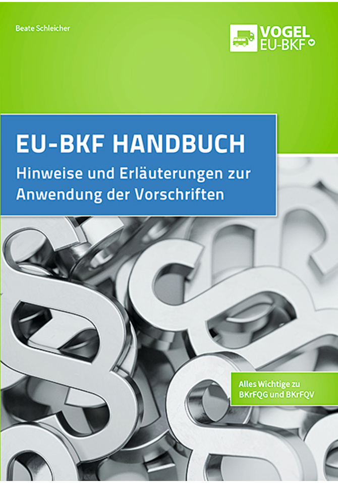 EU-Berufskraftfahrer Handbuch - Cover