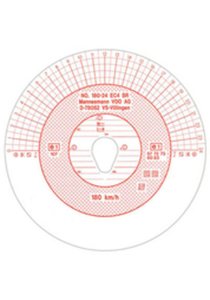 Diagrammscheibe 180 km/h    