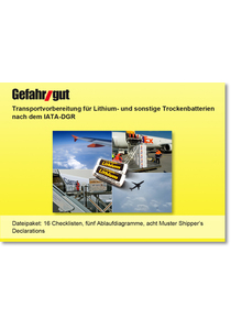 Transport von Lithium-Batterien mit dem Flugzeug
