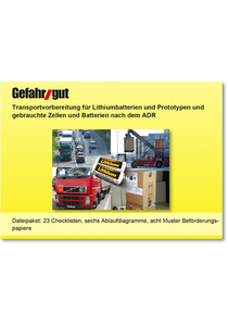 Transport von Lithium-Batterien auf der Stra&szlig;e