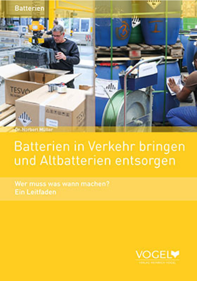 Batterien in Verkehr bringen und ­Altbatterien entsorgen