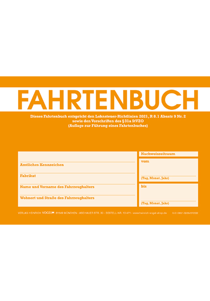 Fahrtenbuch Pkw