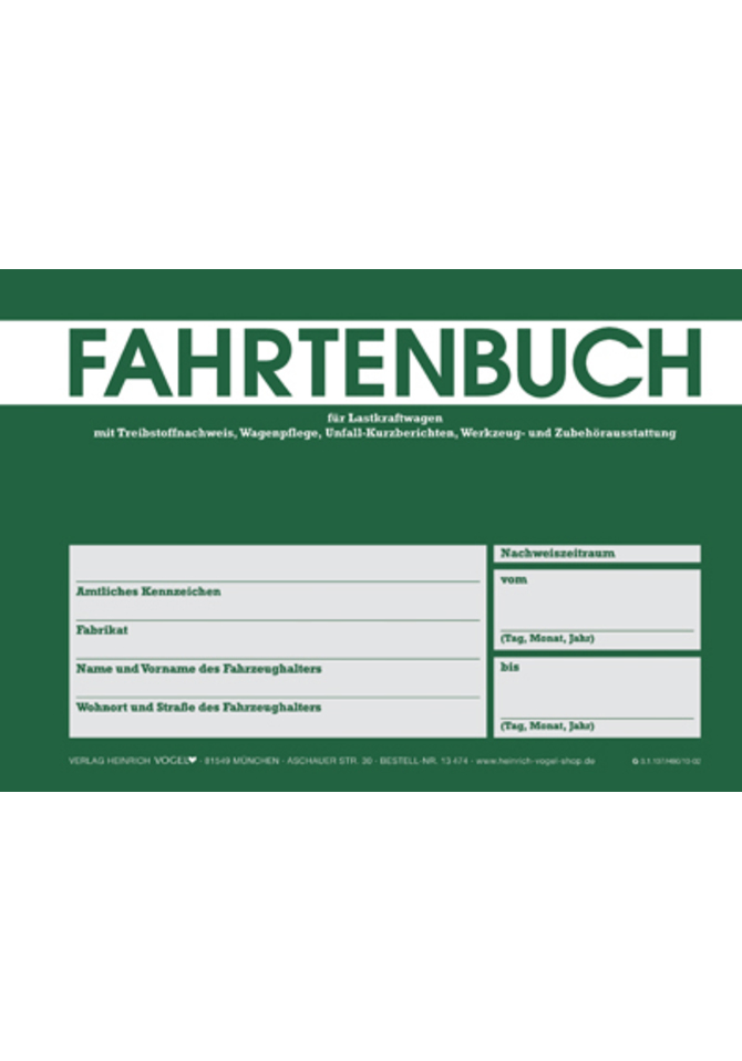 Fahrtenbuch Lkw