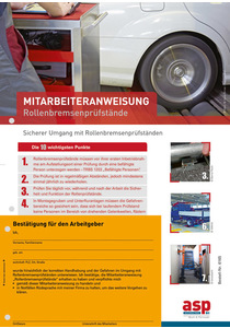 Mitarbeiteranweisung Rollenprüfstände