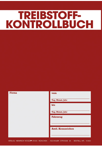 Treibstoffkontrollbuch