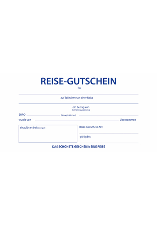 Reisegutschein-Set Insel