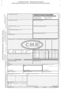 CMR-Frachtbrief 4-fach  Satz NCR