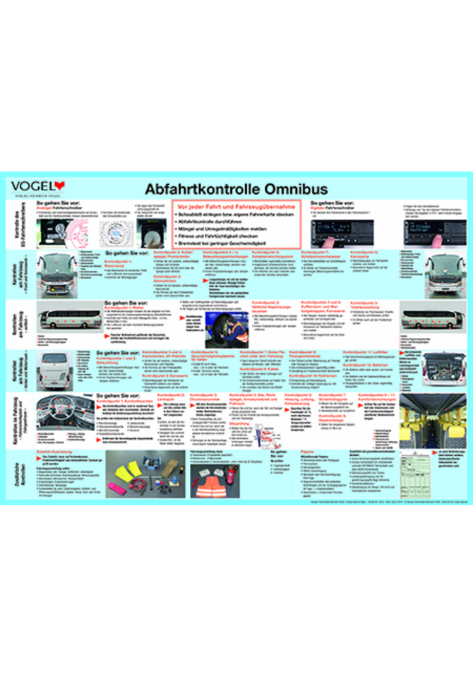 Aushang Abfahrtkontrolle Omnibus