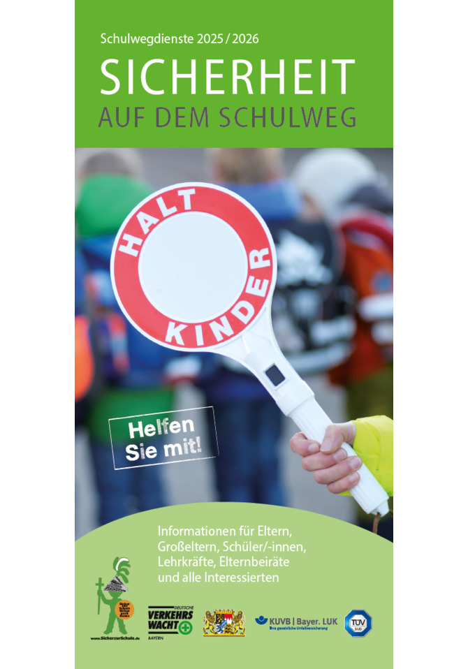 Sicherheit auf dem Schulweg - Flyer