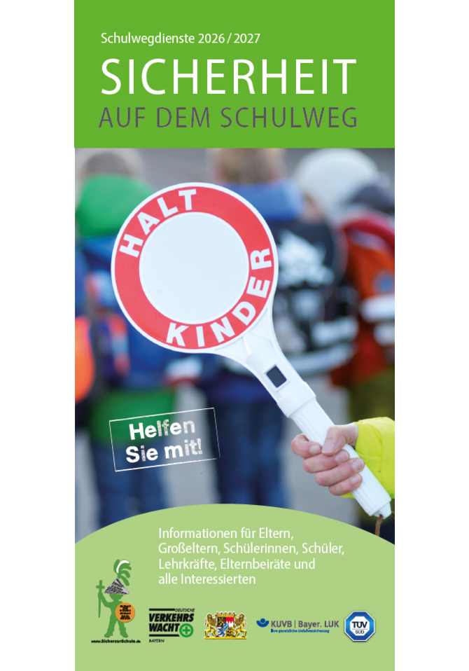 Sicherheit auf dem Schulweg - Flyer