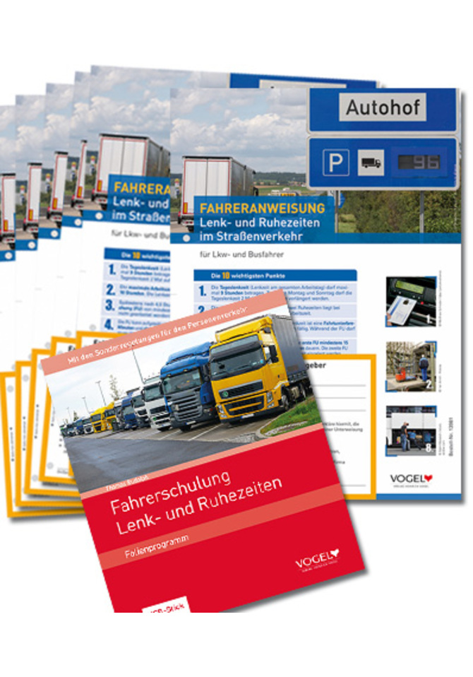 Unterweisungspaket Lenk- und Ruhezeiten