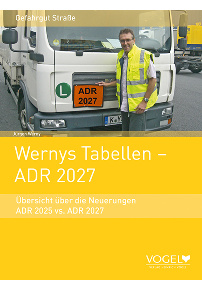 Wernys Tabellen – ADR 2027