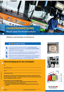 Fahreranweisung Reise- und Fernlinienverkehr