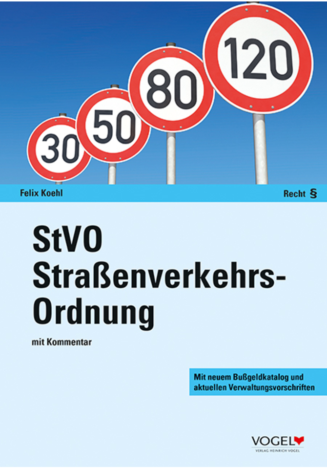 Buch StVO Straßenverkehrs-Ordnung kommentiert