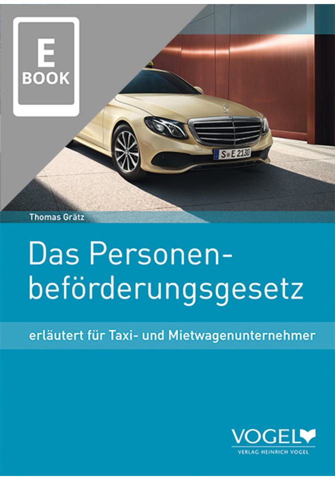 Das Personenbeförderungsgesetz (E-Book)