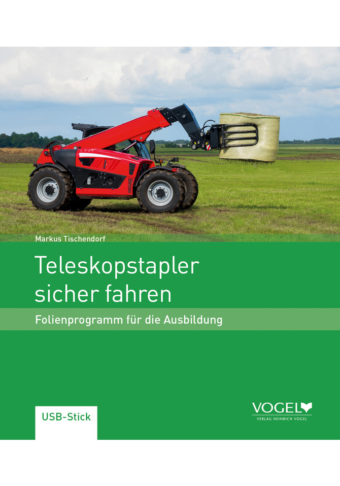 Teleskopstapler sicher fahren USB-Stick