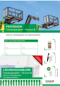 Prüfbogen Teleskopstapler Stufe 2b, Version B