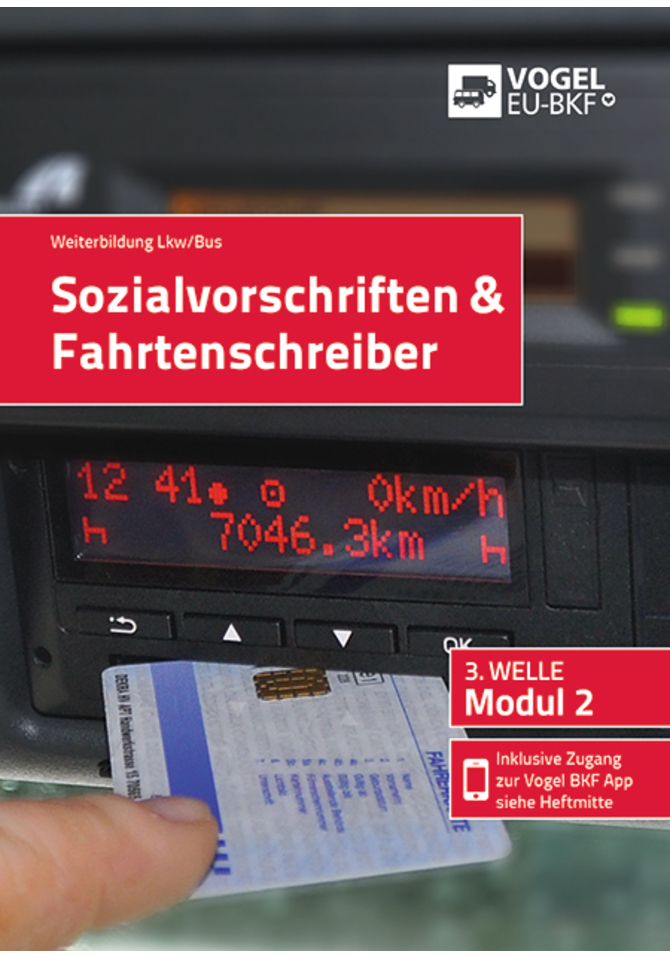 Teilnehmerheft Modul 2 Sozialvorschriften & Fahrtenschreiber 3. Welle - Cover