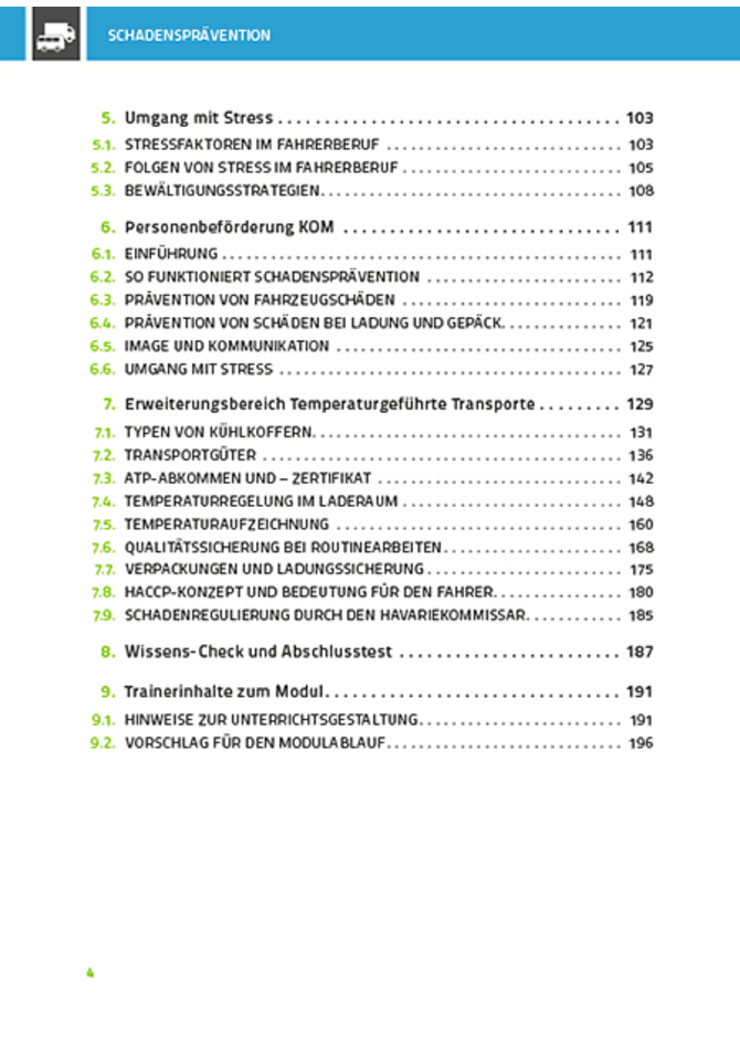 Trainerhandbuch Modul 4 Schadensprävention 3. Welle - Inhalt 2