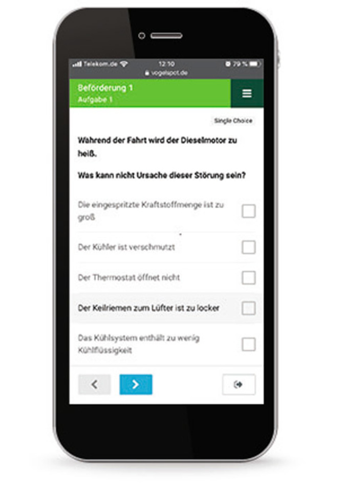 VogelSPOT für Berufskraftfahrer Lkw/Omnibus