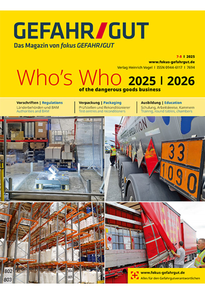 Who´s Who of the dangerous goods business 2025|2026
