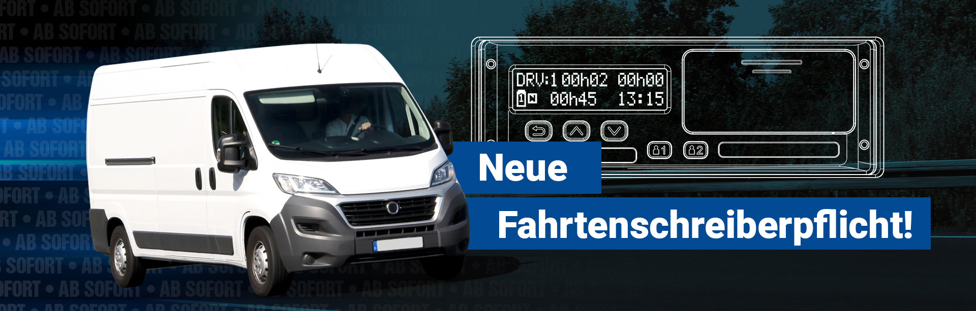 Kleintransporter und Digitaler Fahrtenschreiber - zur Seite Schulungsmedien für die neue Fahrtenschreiberpflicht