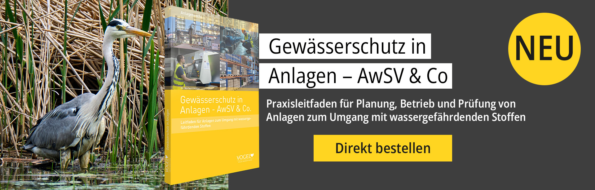 Gewässerschutz in Anlagen - zur Seite Jetzt bestellen