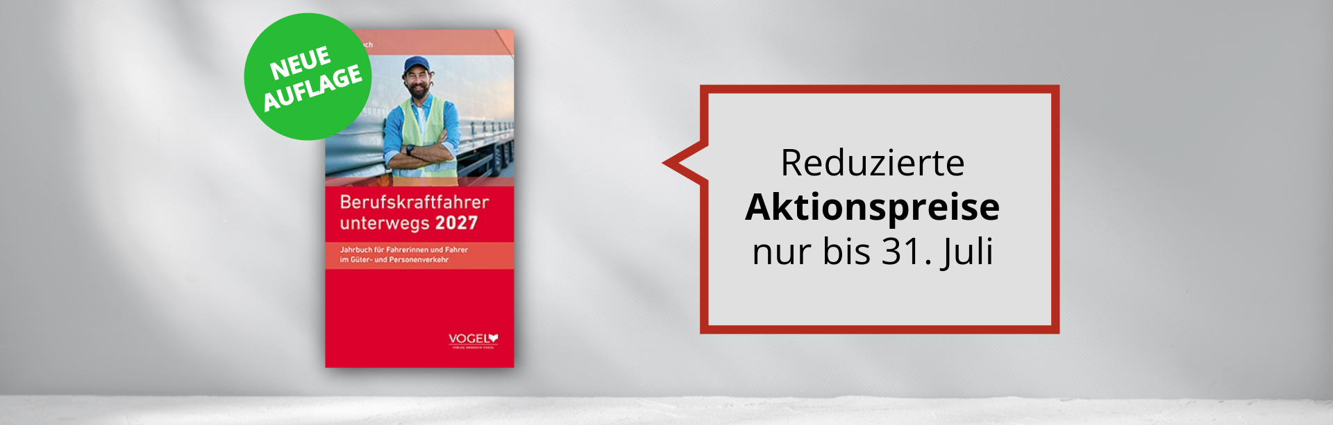 Berufskraftfahrer unterwegs 2027 vorbestellen - zur Seite Zum Aktionspreis bestellen