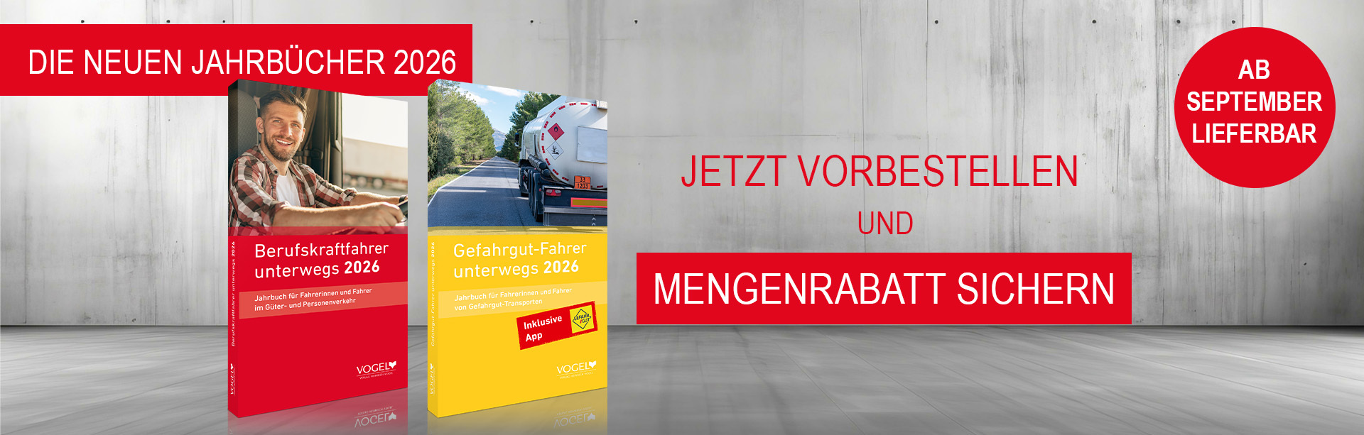 Bordbücher 2026 jetzt vorbestellen